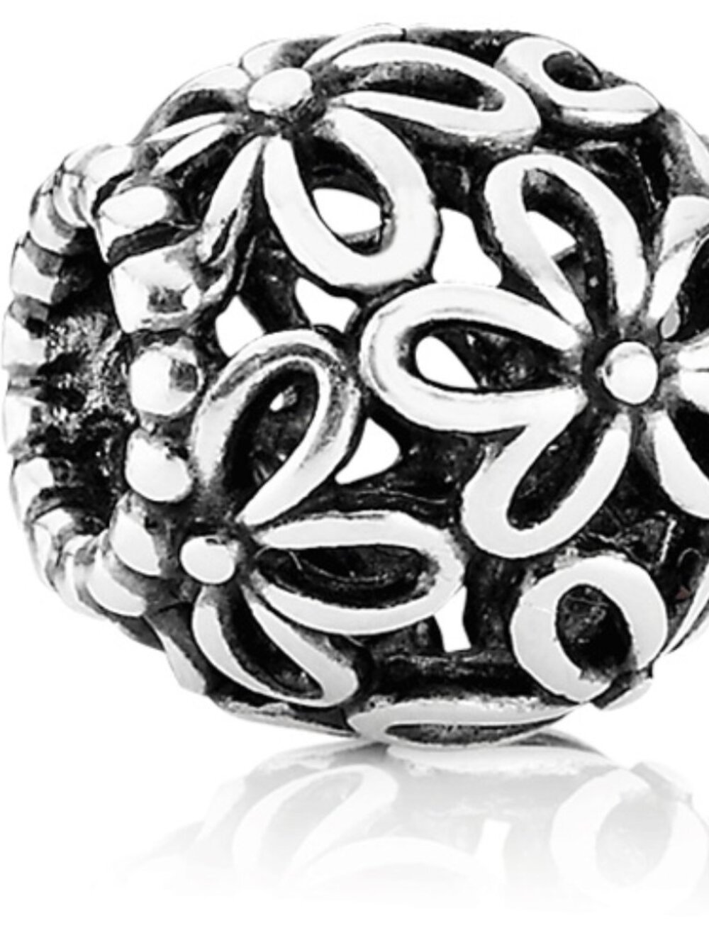Pandora Wildflower Walk Openworks Charm